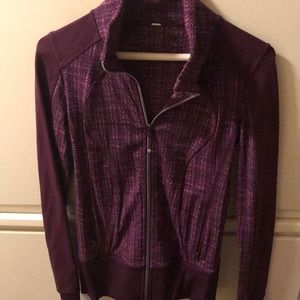 Lululemon, zip-up jacket, size 4.